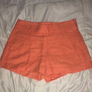 Orange sherbet jcrew shorts